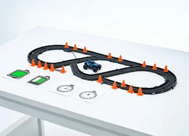 RC toy motion track